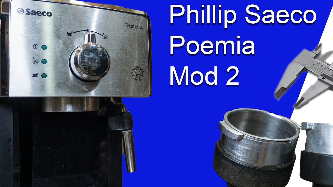 Portafiltro sin fondo 🔊🔊 cafetera espresso 🎨🎨 PHILLIPS SAECO POEMIA 🧨🧨 lo que nadie te dice