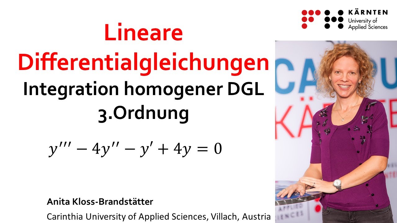 Integration einer homogenen linearen Differentialgleichung 3. Ordnung