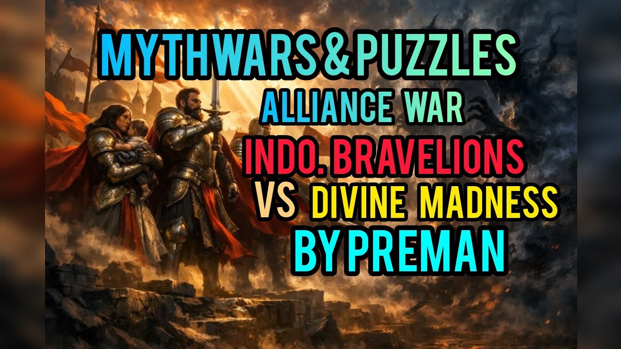 Alliance wars: Divine Madness VS Indo Bravelions. by Preman. #mythwars 