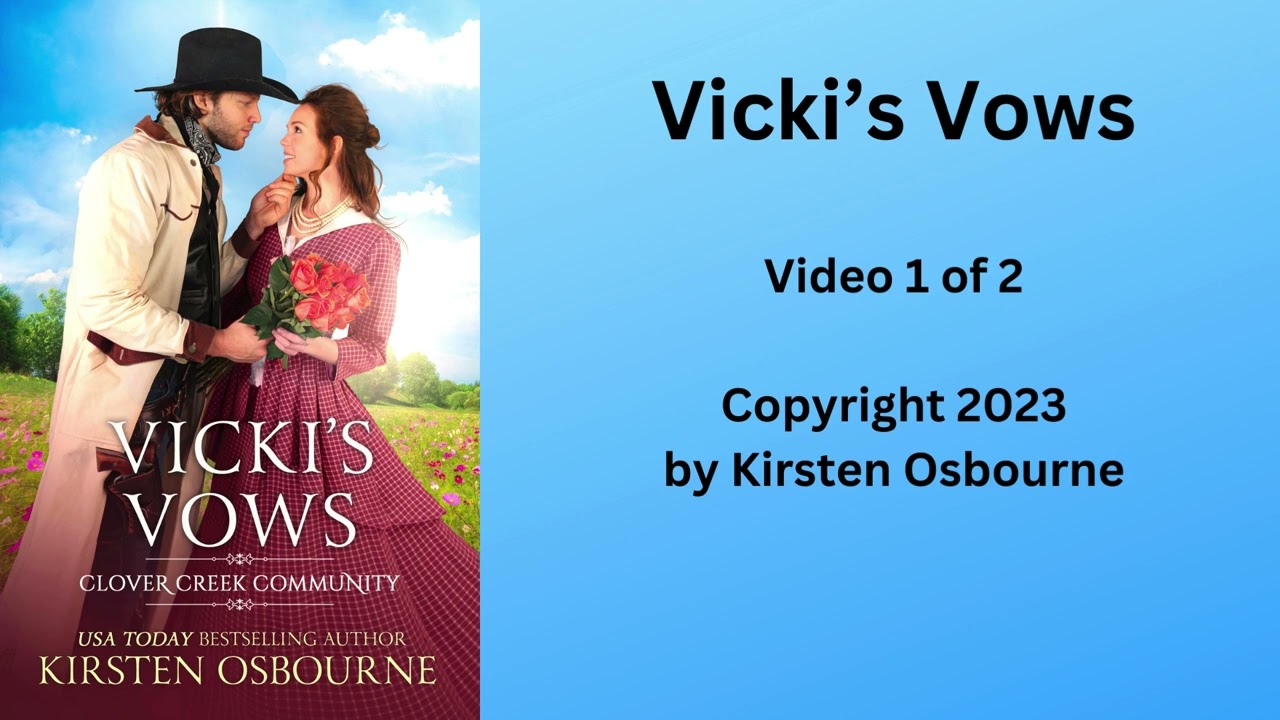 Vicki's Vows Video 1 of 2