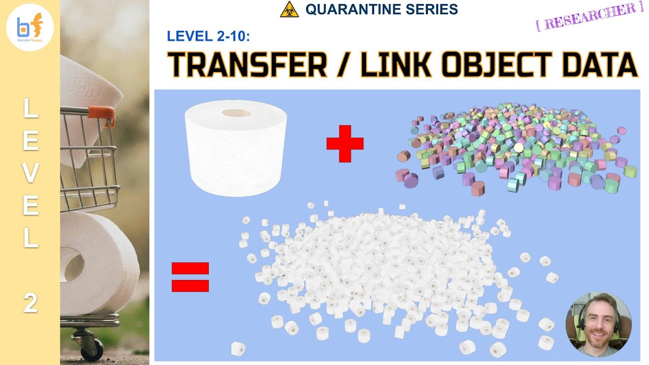 Transfer ONE object to MULTIPLE objects in Blender! | Quarantine Series 2-10