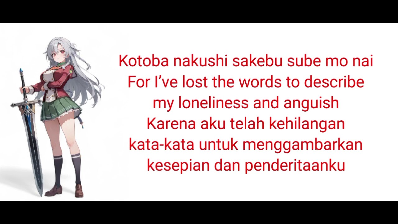 Trails of Cold Steel II: Senkou no Yukue - Kanako Kotera Lyrics Rom + Eng + Id
