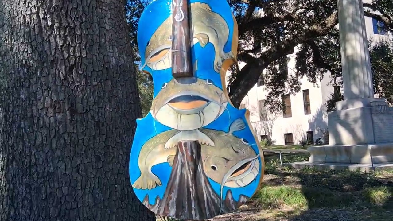 Fiddles of Opelousas... if anyone knows the story behind these, comment below!