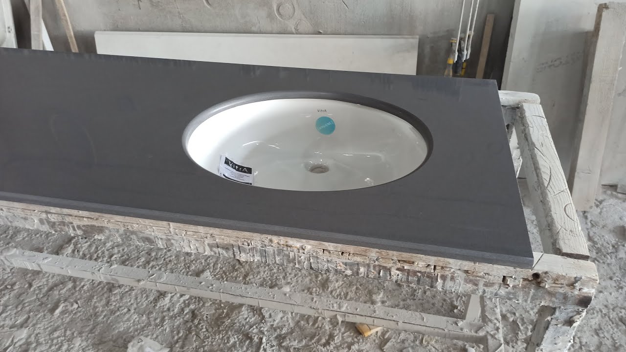 Alttan yapıştırma lavabo tezgahı yapımı. Detaylarıyla paylaşıyoruz