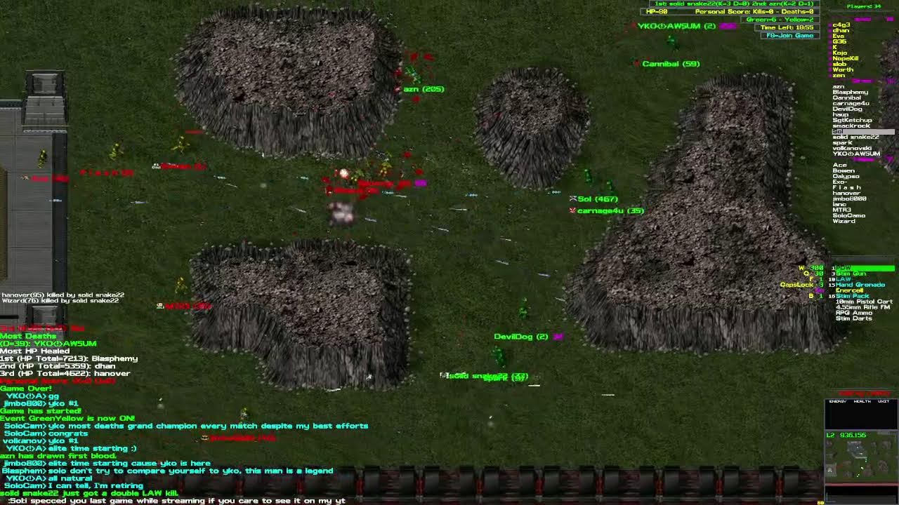 Free Infantry Live Stream 854 Minimaps Sol