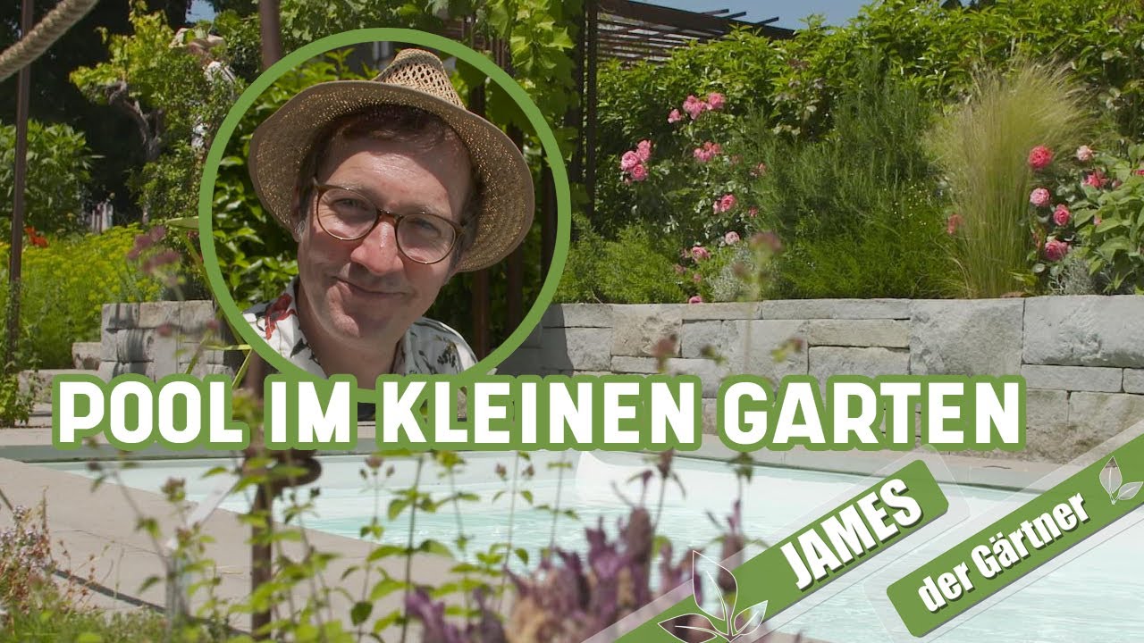 Poolvergnügen trotz wenig Platz I James der Gärtner