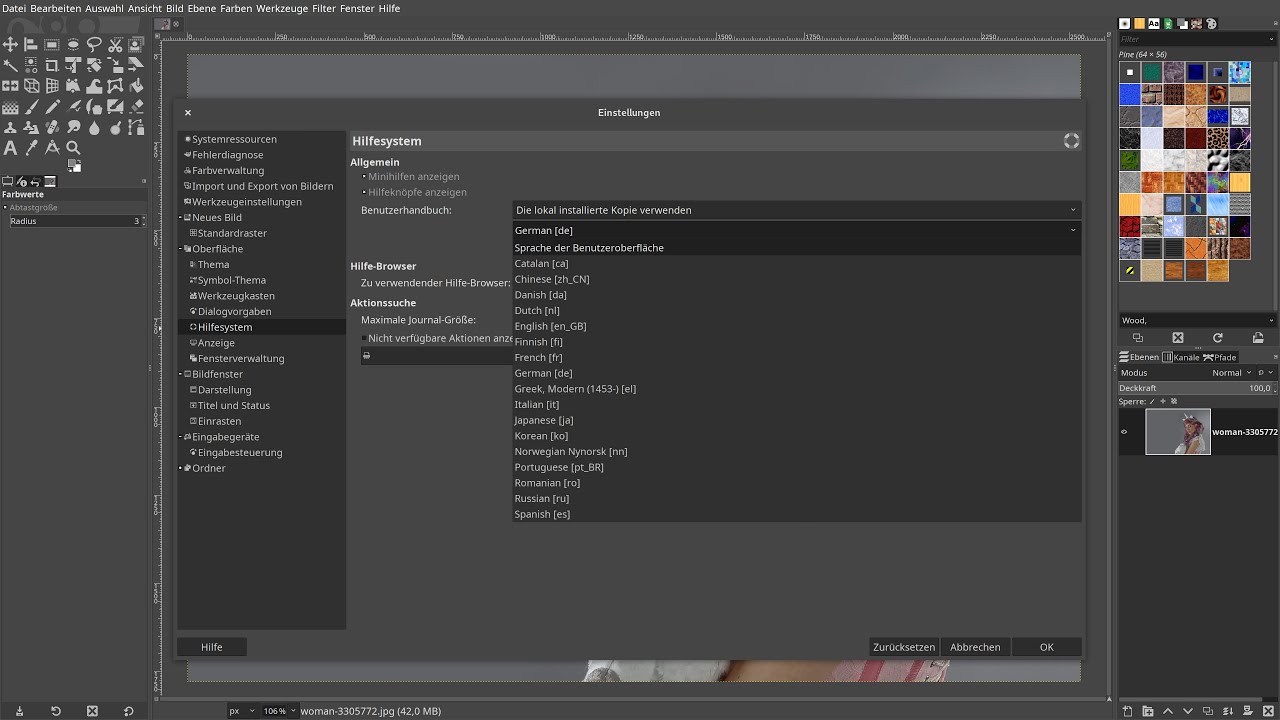 #GIMP #Benutzerhandbuch auf #Flathub (#Flatpak)