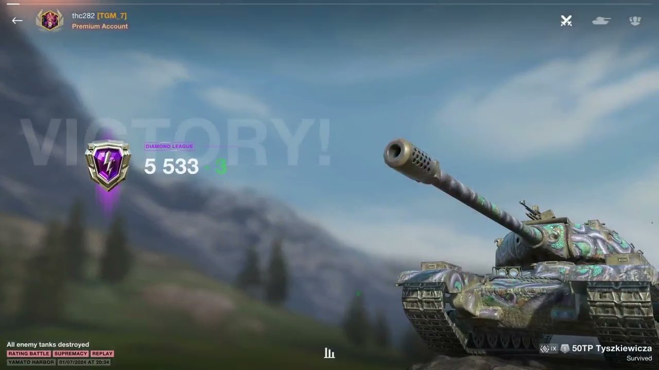 World of tank blitz (wotb) — 50TP Tyszkiewicza 2 ACE(M) Gameplay
