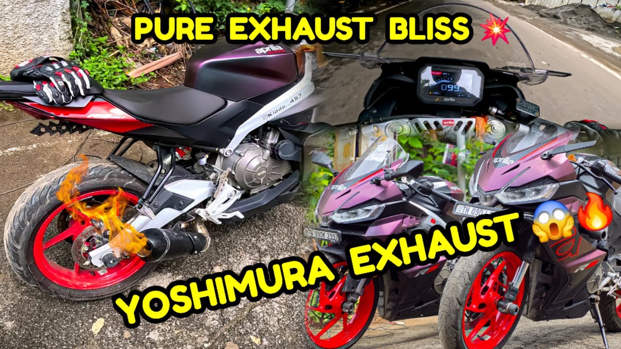 Aprilia RS457 with Yoshimura Exhaust | Pure ride ASMR