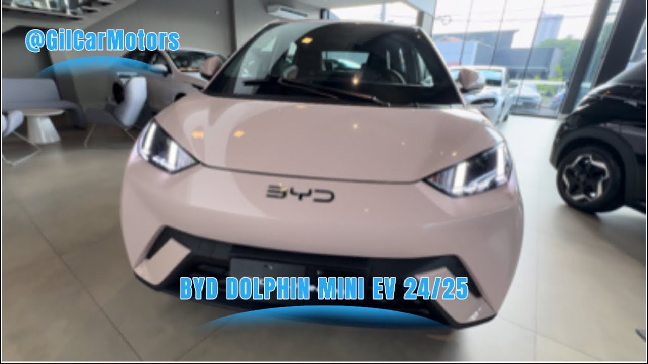BYD DOLPHIN MINI EV NA COR ROSA!