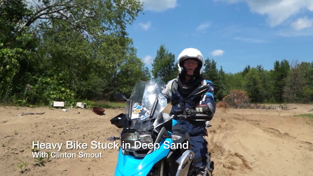 Stuck in the sand BMW GS