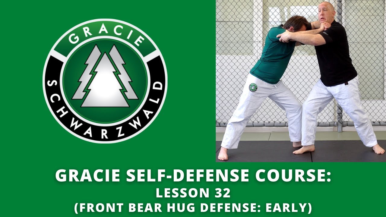 BJJ Self-Defense Course | Lesson 32: Front Bear Hug Defense (Early)