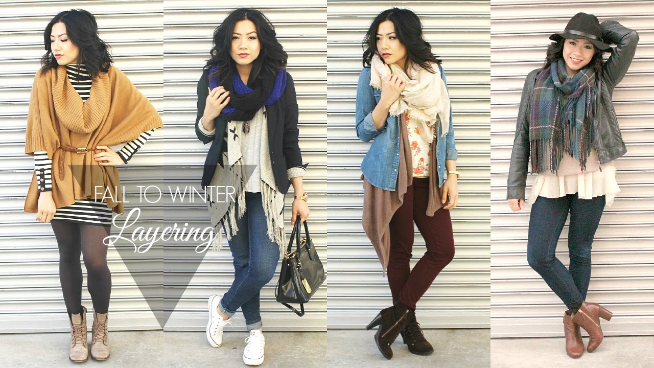 FALL TO WINTER FASHION LOOKBOOK - Layering Outfits collab w/ Lexi Love  | MISSYANYI
