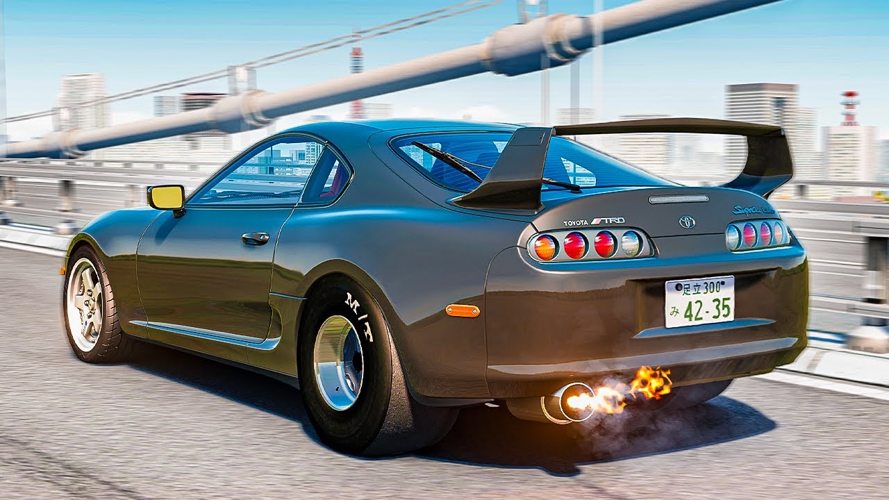 1200 Л.С / HP В TOYOTA SUPRA MK4! Я В ШОКЕ ОТ ТАКОЙ МОЩНОСТИ В ASSETTO CORSA НА РУЛЕ!