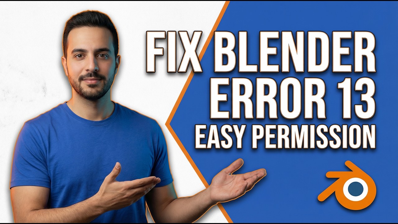How To Fix Blender Error 13 [Easy Permission Denied Guide]