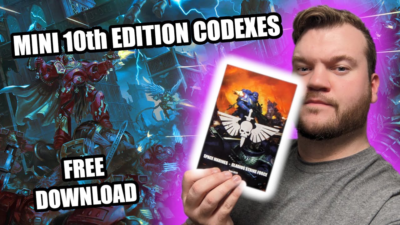 I made PRINTABLE 10th Edition Codexes for EVERY ARMY in Warhammer 40k!