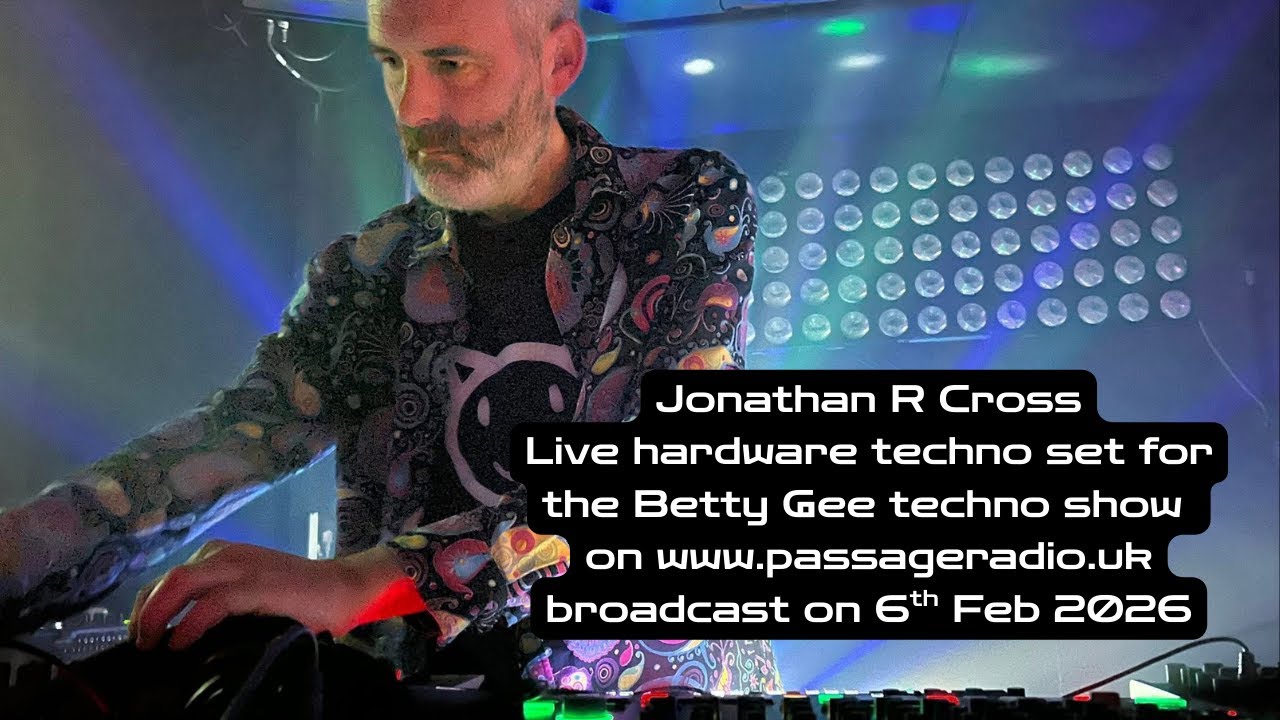 Live hardware techno set - for Betty Gee Techno show - Feb 2026