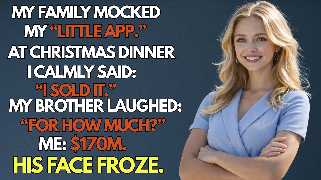 My Family Mocked My “Little App” — At Christmas I Revealed I Sold It for $170 Million