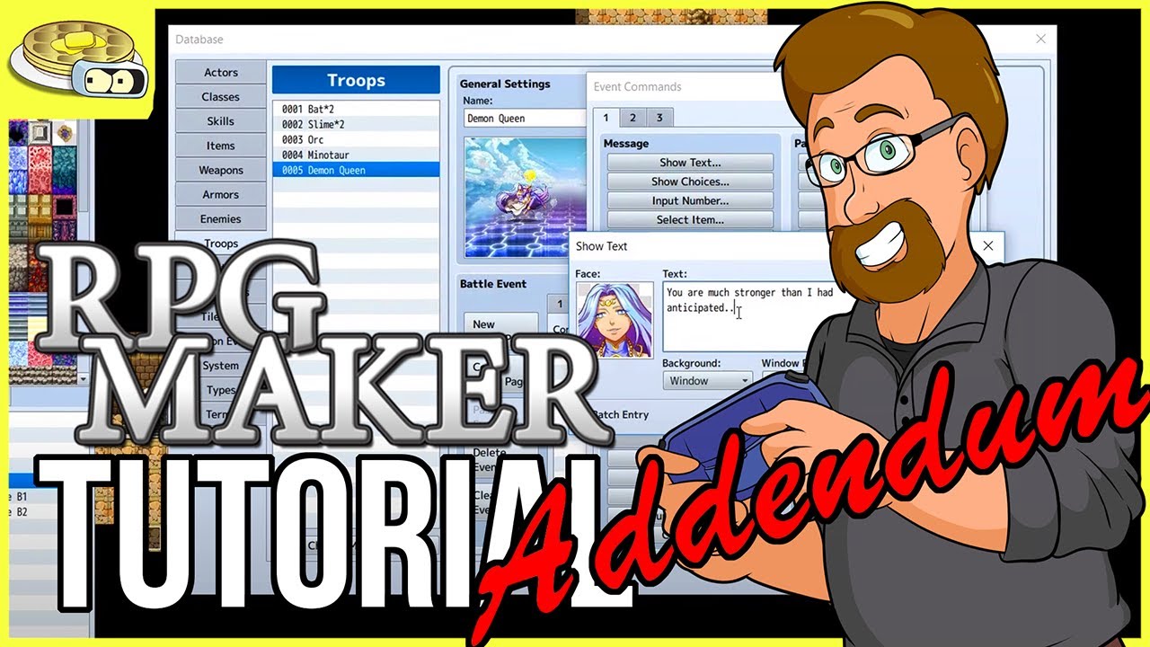 Designing IN-BATTLE Events | BenderWaffles Teaches - RPG Maker Tutorial HOW TO Addendum #4 VX MV MZ