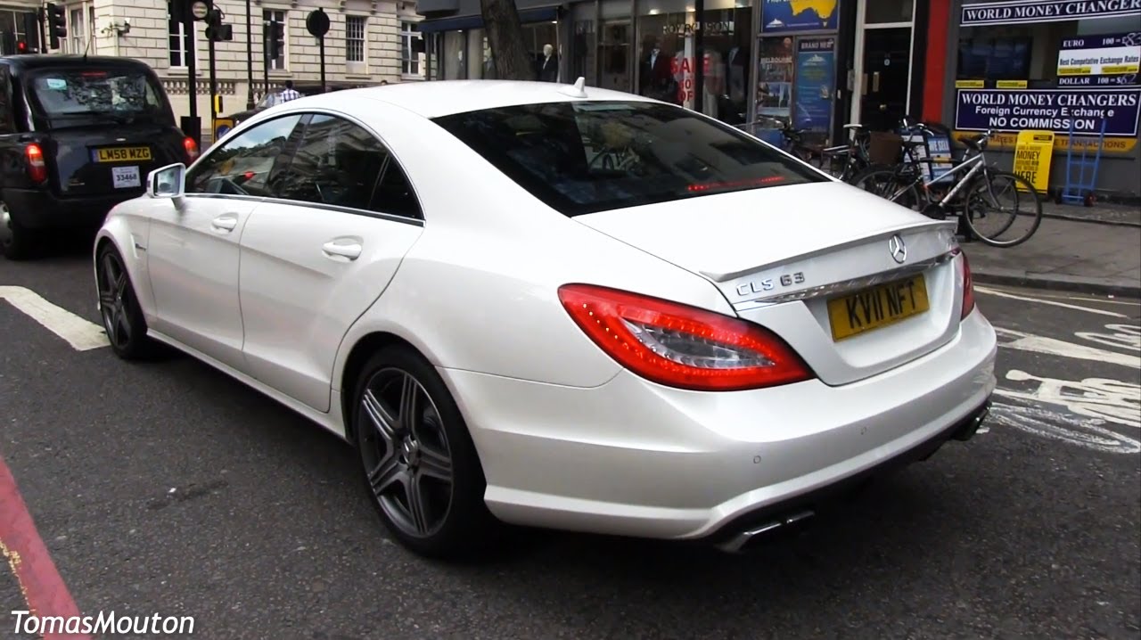 AMG's in London : CLS63, C63 - Loud Sounds!!