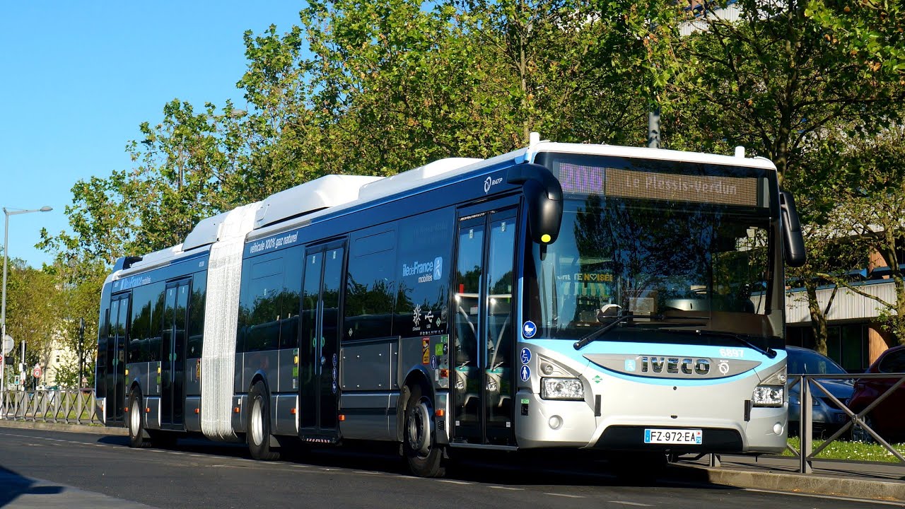 Bus 206 - Test des nouveaux iveco urbanway 18 gnv de la 206 !
