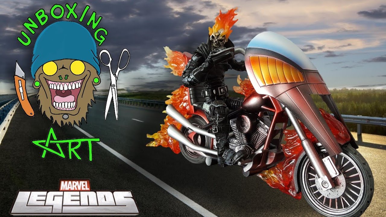 Toy biz Marvel Legends series VII: Ghost Rider Unboxing and Review
