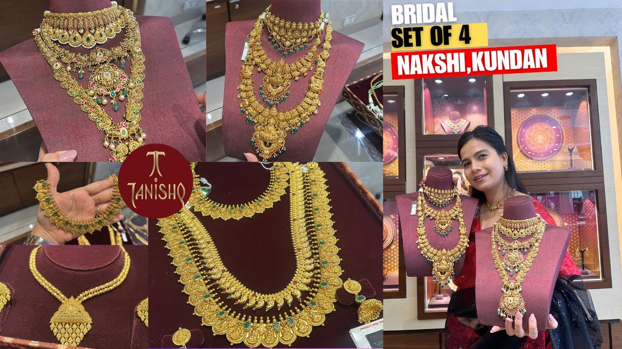 Свадебные комплекты Tanishq | Украшения из 4 и 5 предметов | Невиданная ранее свадебная коллекция