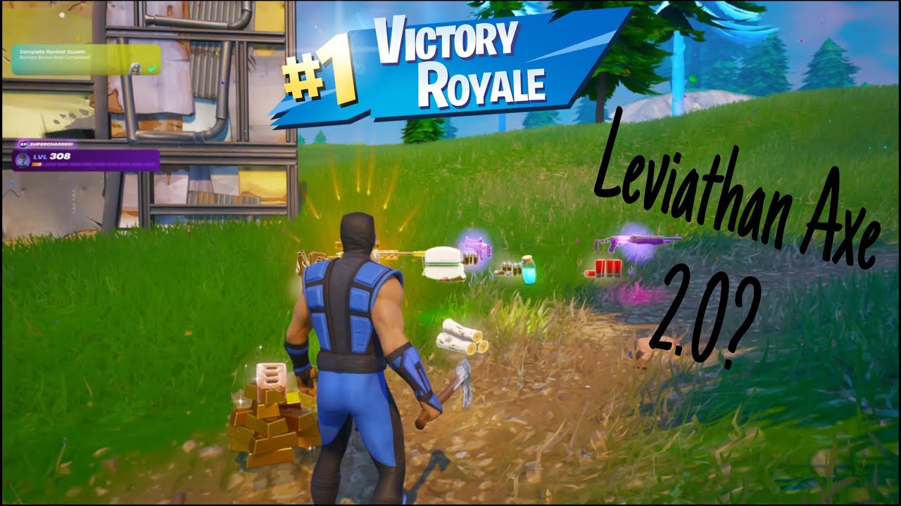 Subzero + Grabber Frost Axe - Fortnite Ranked Reload Victory