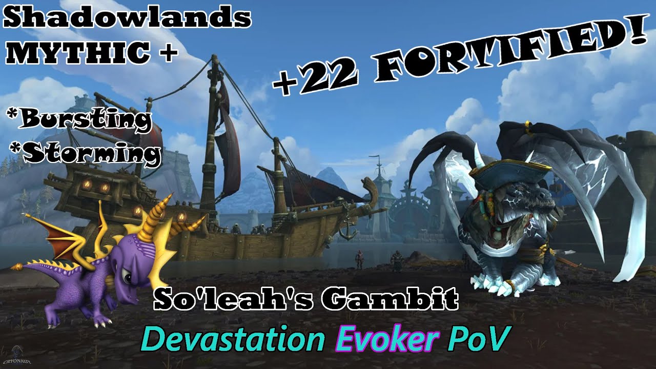 Dragonflight Pre-patch Mythic+ | Devastation Evoker | +22 Gambit | Less Floor PoV