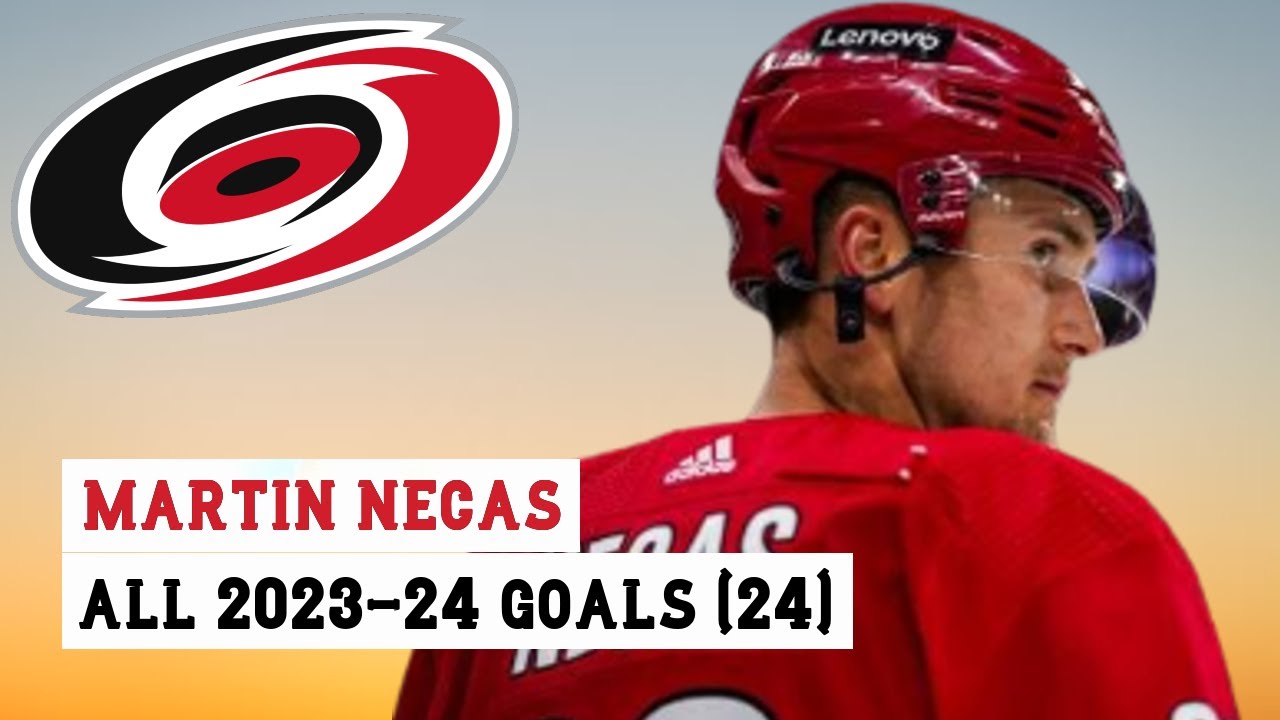 Martin Necas (#88) All 24 Goals of the 2023-24 NHL Season