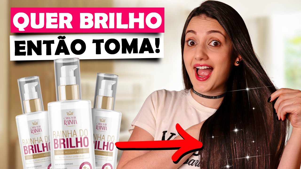 Resenha Sérum Multifuncional Rainha do Brilho | ASSUSTEI COM TANTO BRILHO