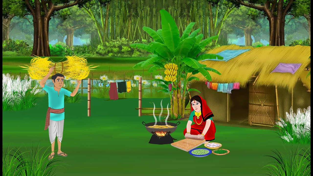 एक गरीब किसान की अमीर पत्नी | Hindi Story | Hindi Kahaniya | Moral Stories | cartoon story