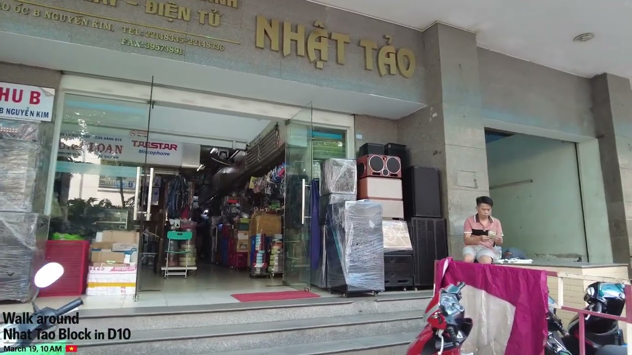 Walk Around Nhat Tao Block (D10) 🇻🇳 | Saigon Electronics Street &bull; March 19, 10AM