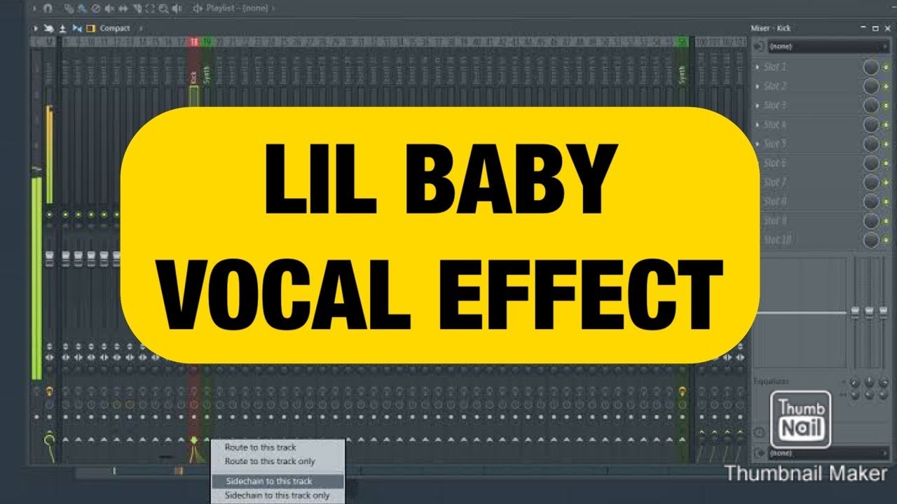 LIL BABY VOCAL EFFECT TUTORIAL | FL STUDIO
