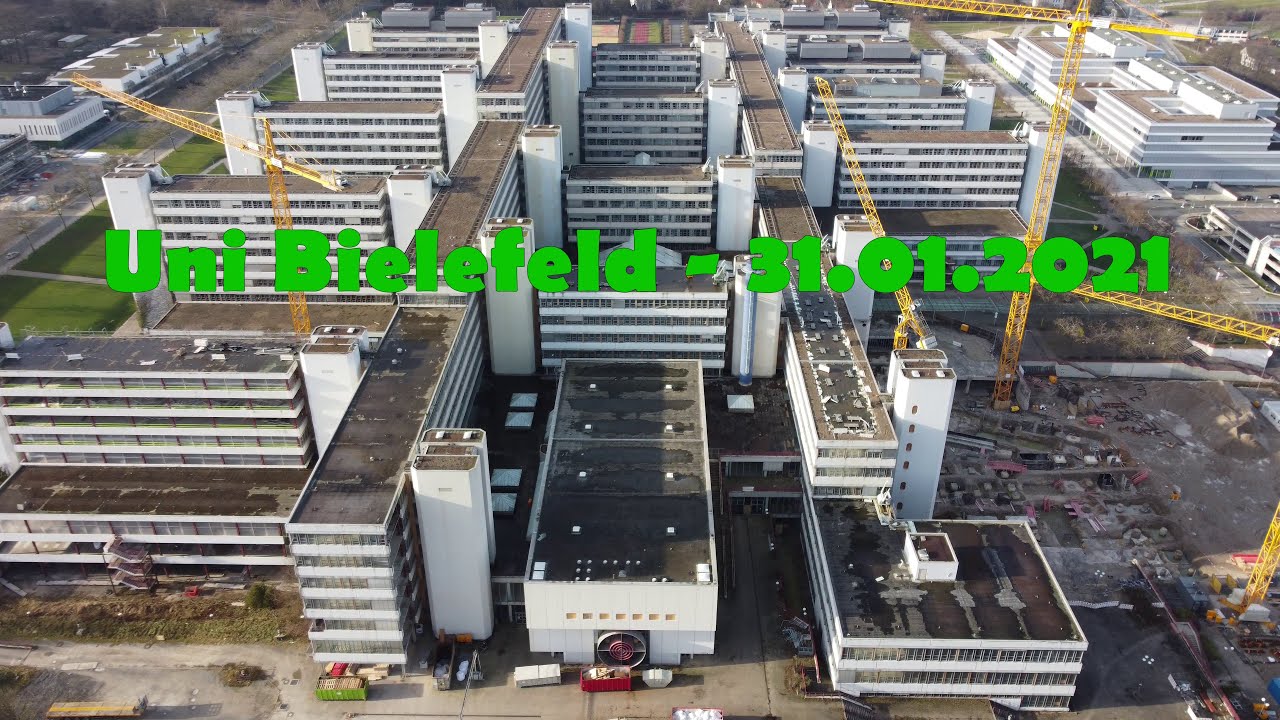 Rundflug Universität Bielefeld (4K UHD)