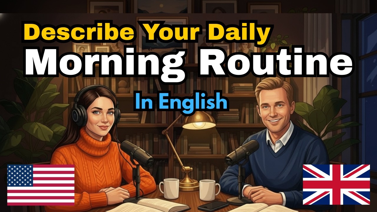 How to Talk About Your Morning Routine in English | Daily English Conversation Practice #talkema