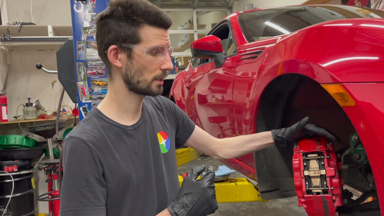 How to change brake pads on a Subaru BRZ with Brembo brakes
