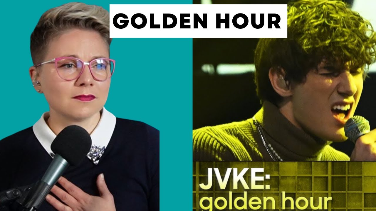 Those high notes ❤️ JVKE - Golden Hour - Vocal Coach Analysis