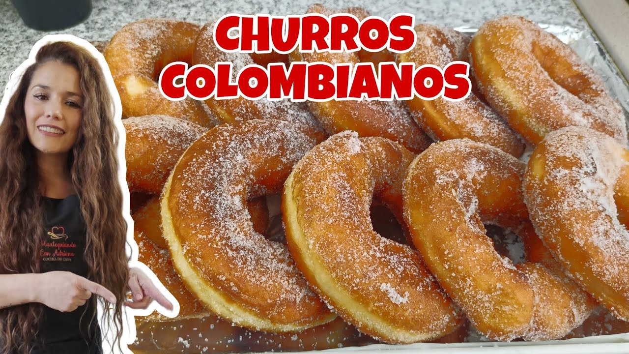 Cómo preparar CHURROS COLOMBIANOS /🇨🇴 rellenos de AREQUIPE/ DULCE DE LECHE / deliciosos 😋
