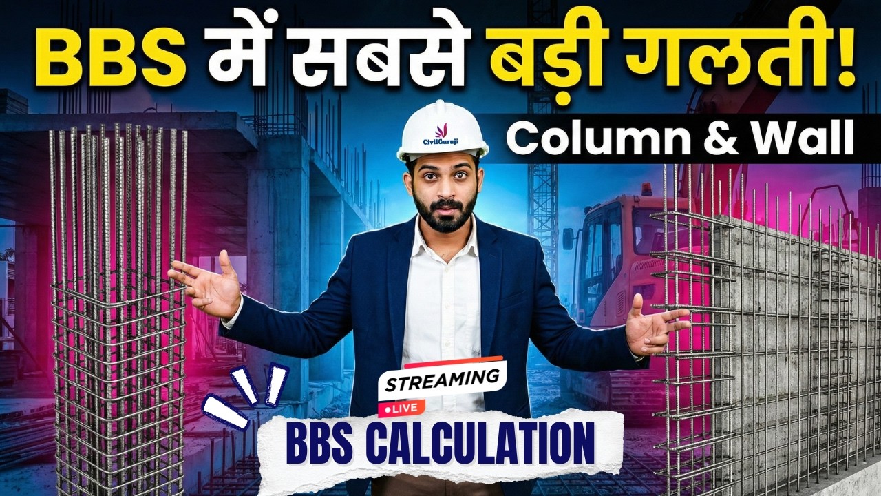 How to Prepare Bar Bending Schedule for Column & Wall | BBS Calculation Tutorial for Civil Engineers