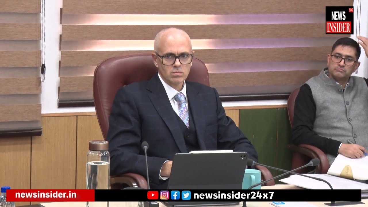 #Watch: CM Omar Abdullah Reviews GAD Functioning, Calls for Action on