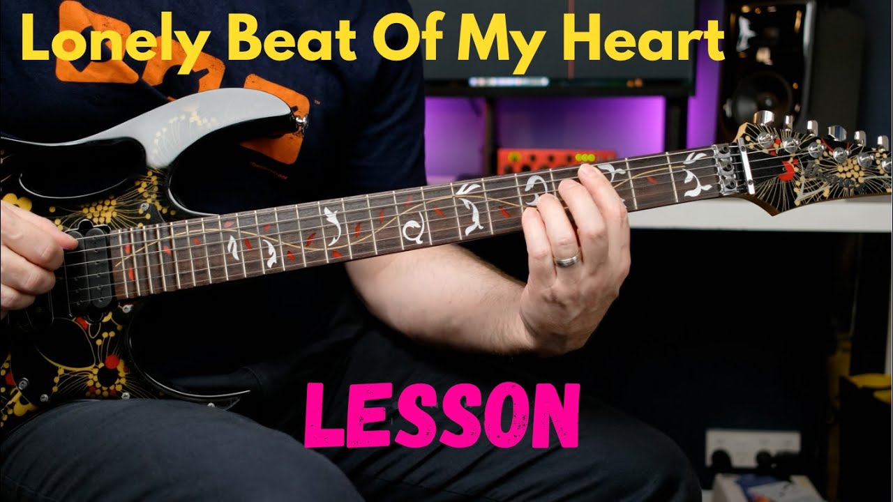 Steve Lukather - Lonely Beat Of My Heart - GUITAR LESSON