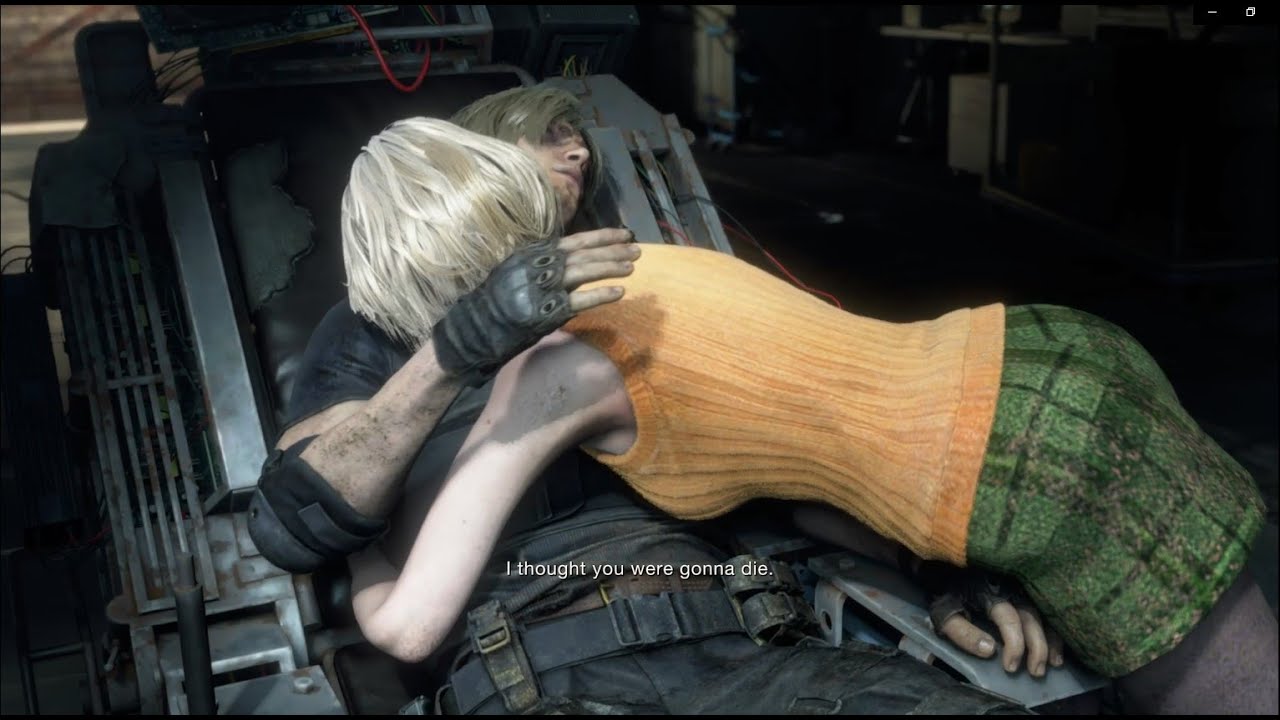 Ashley Removes Leon's Parasite and HUGS HIM - Resident Evil 4 Remake
