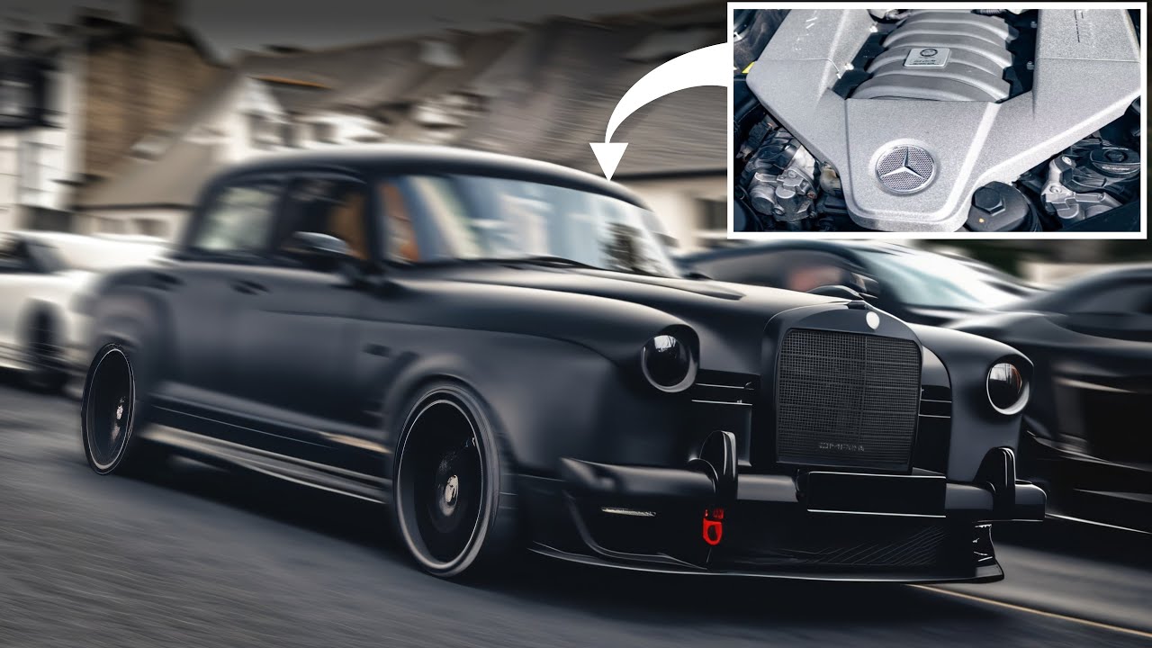 Mercedes Ponton with C63 AMG V8 Engine 500hp