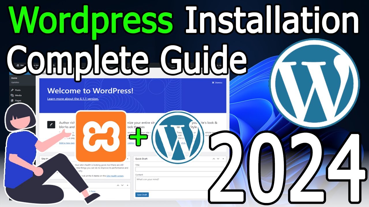 Как установить WordPress на локальном сервере Xampp в Windows 10/11 [Обновление 2024] Полное руко...