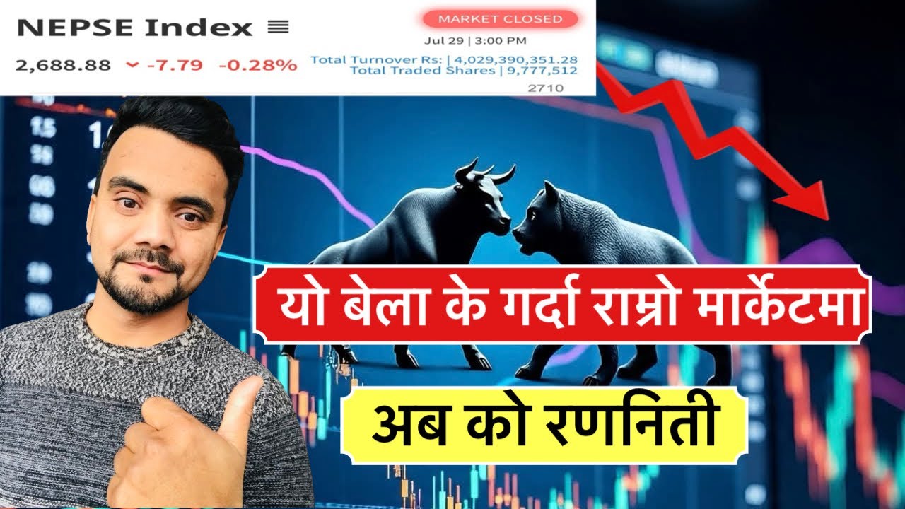अहिले के गर्ने बेला हो ? किन्ने वा हेल्ड मात्रै गर्ने ? NEPSE Technical Analysis by Shankalpa Dhakal