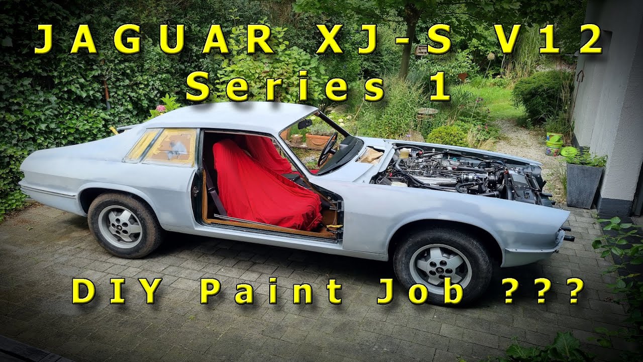 JAGUAR XJ-S V12 Series 1 - DIY Paint Job - Den Jag selbst lackieren? Ehrlich?