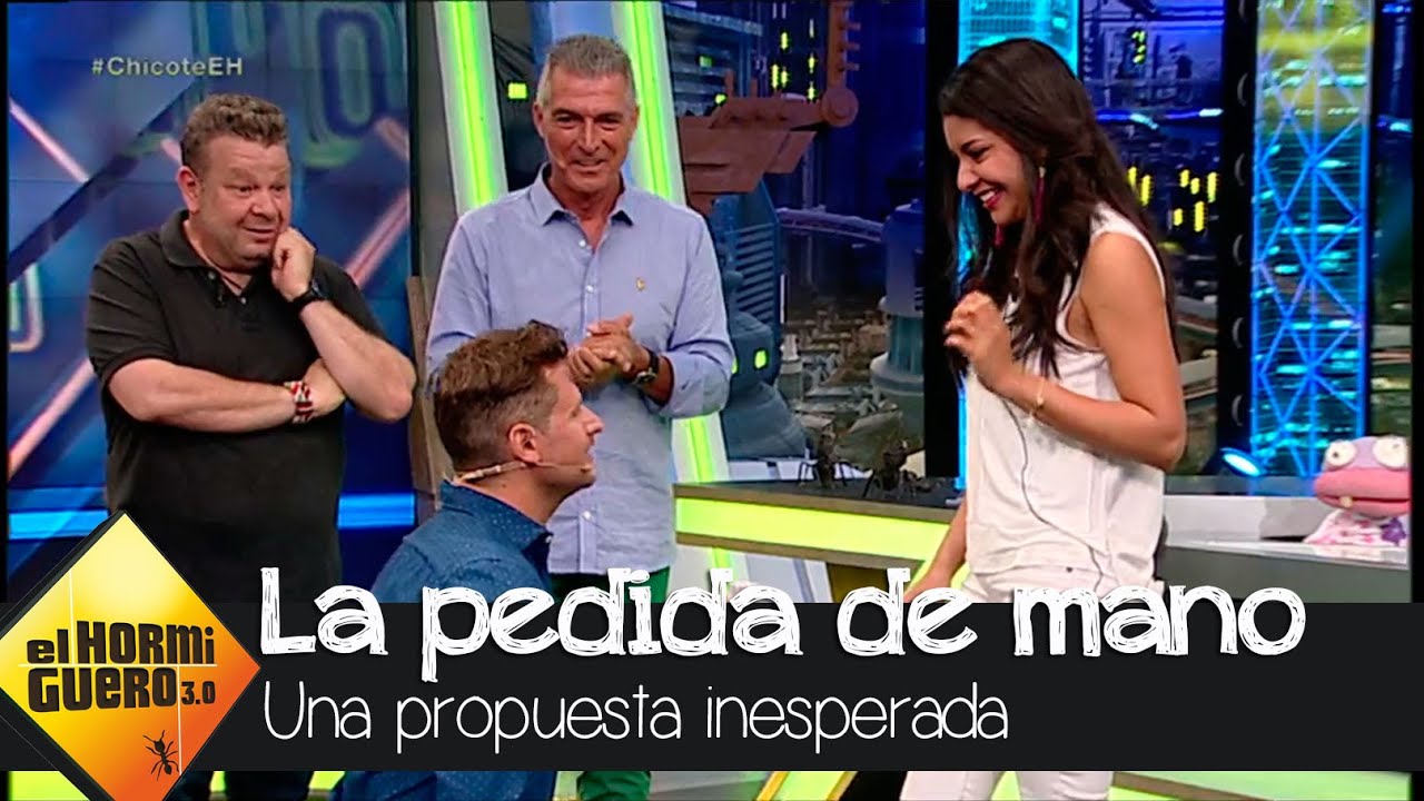 La propuesta de matrimonio de Fernando a su novia en directo - El Hormiguero 3.0