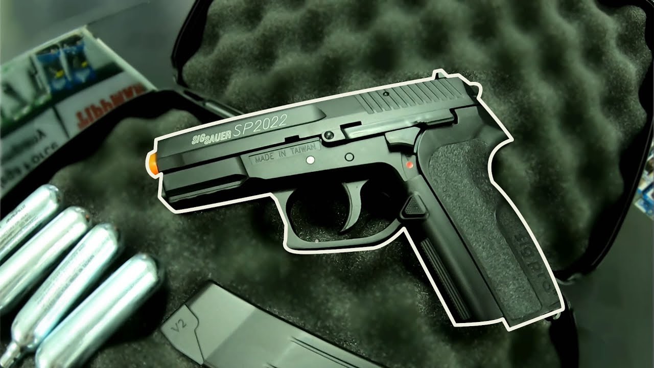 PISTOLA DE AIRSOFT À GÁS MAIS BARATA | SIG SAUER SP2022