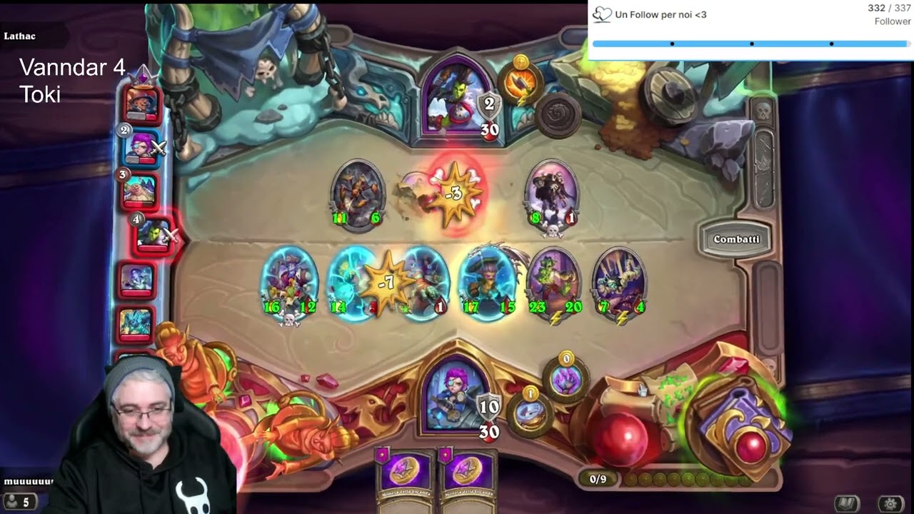 Toki Combo Strega e Badante Hearthstone Battleground ITA